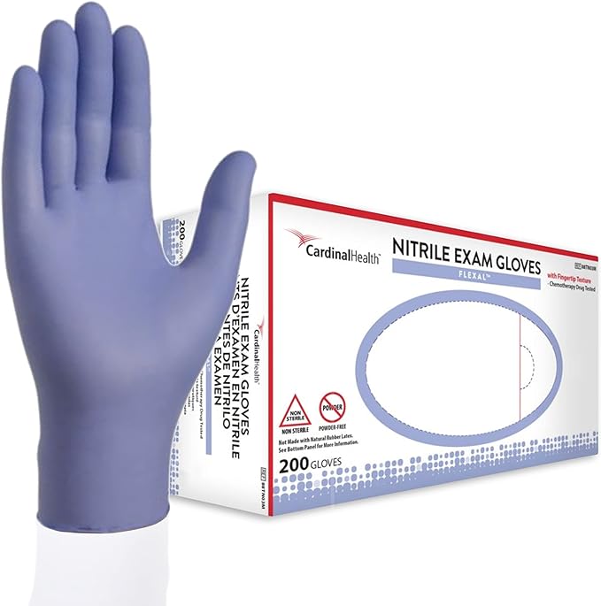 Cardinal Health FLEXAL™ Nitrile Examination Gloves 2000/Case