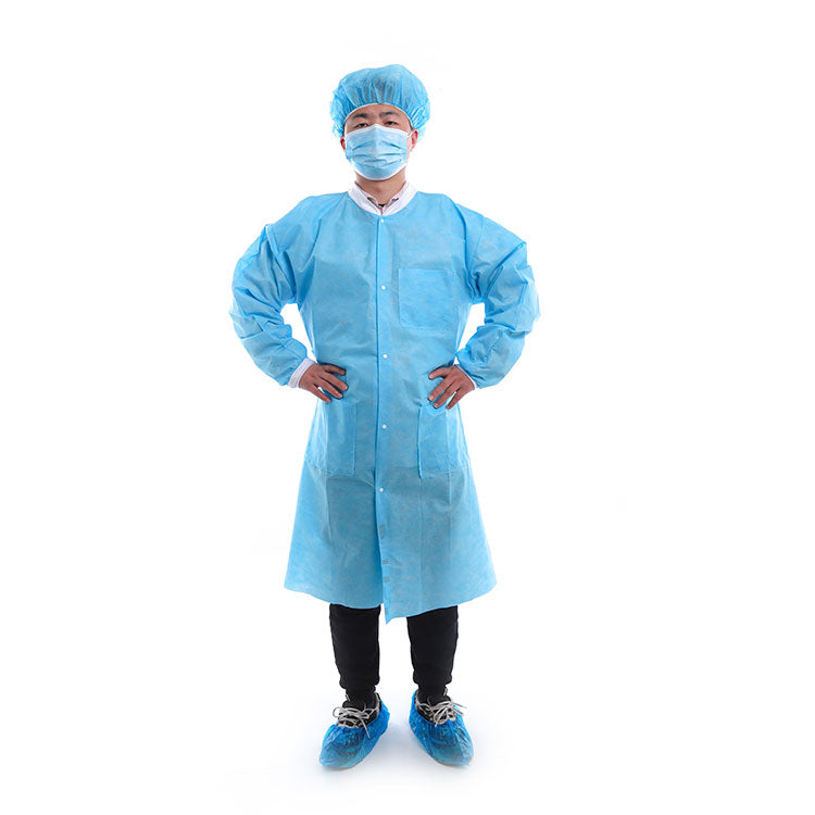 Professional Lab Jackets For Dental Assistants | 3 Pocket - 100% Non woven