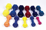 Dumbell Weight Color Vinyl Coated 5 Lb