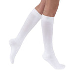 Jobst Activewear 30-40 Knee-Hi Socks White  XL Full Calf