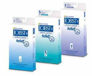 Jobst Relief 15-20 Knee-Hi Black Large C/T