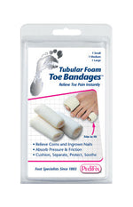 Tubular-Foam Toe Bandage  Pk/3 Small
